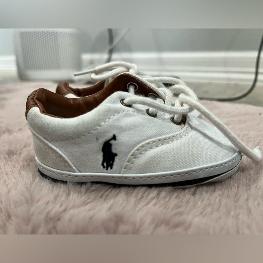 Polo | White Shoes | Sz 2 (infants)